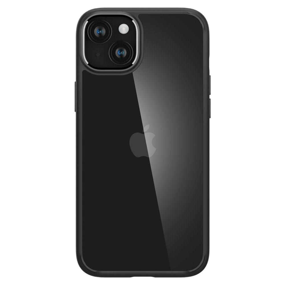 Spigen iPhone 15 Plus Ultra Hybrid Case - Gennemsigtig / Sort