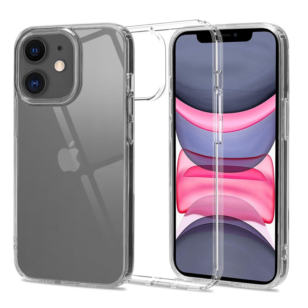 Tech-Protect iPhone 11 Flexair Hybrid Bagside Cover - Gennemsigtig