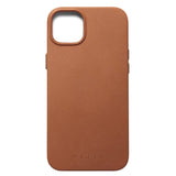 Mujjo iPhone 14 Leather Cover - MagSafe Kompatibel - Brun