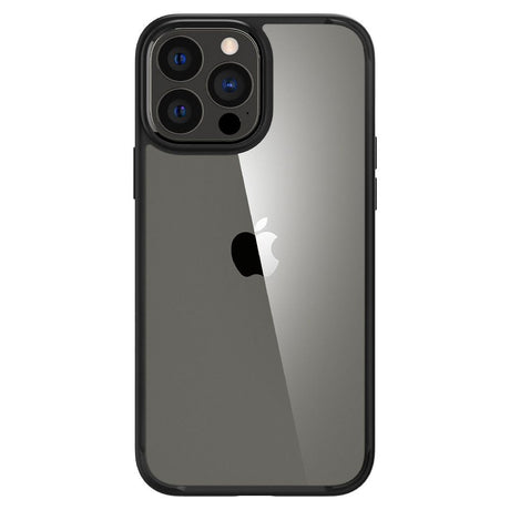 iPhone 13 Pro Max Spigen Ultra Hybrid Bagside Cover - Gennemsigtig / Sort