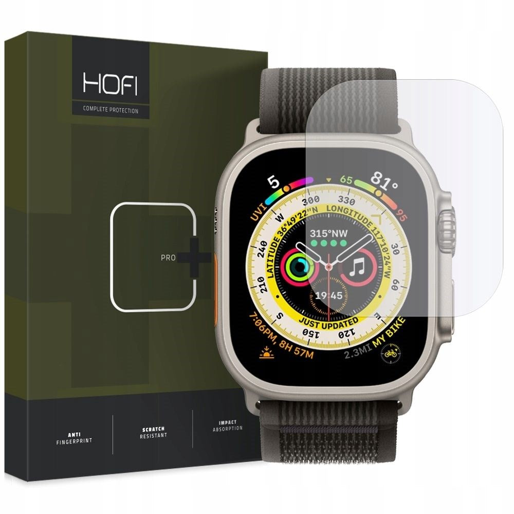 HOFI Apple Watch Ultra (49mm) Glass Pro+ - Gennemsigtig
