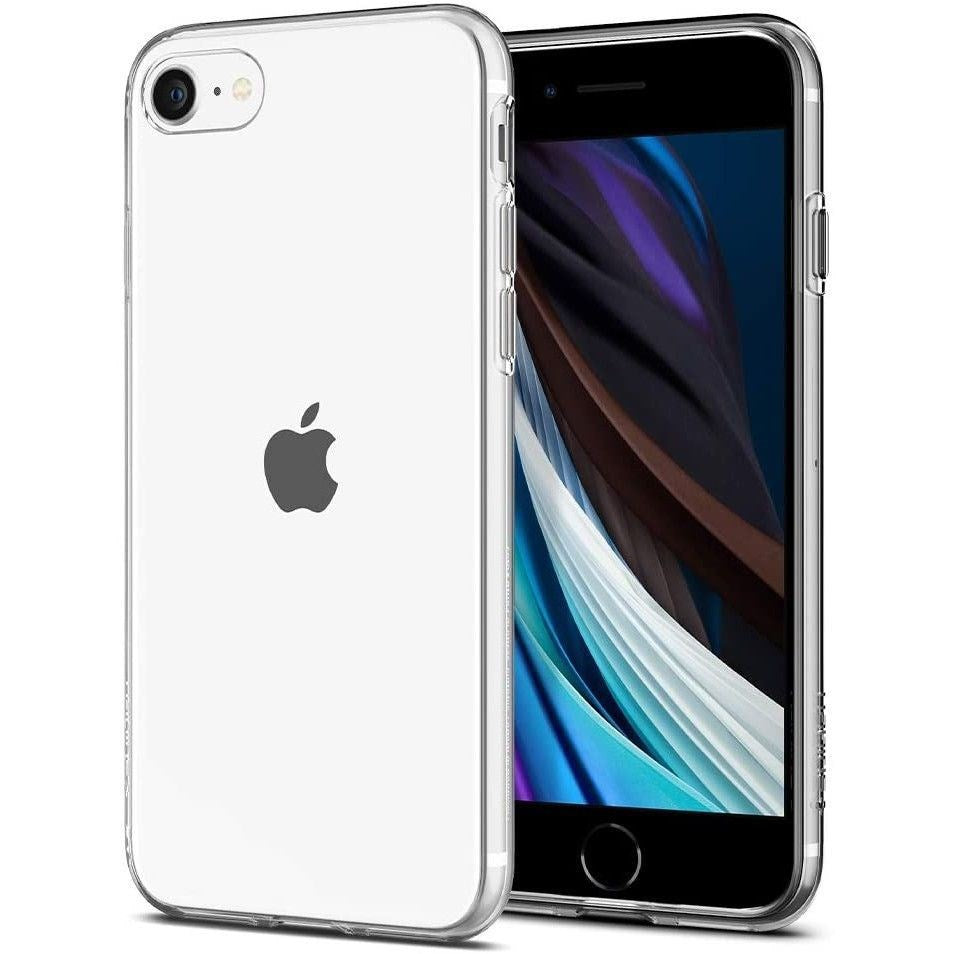 Spigen iPhone SE (2022 / 2020) / 8 / 7 Liquid Crystal Bagside Cover - Gennemsigtig