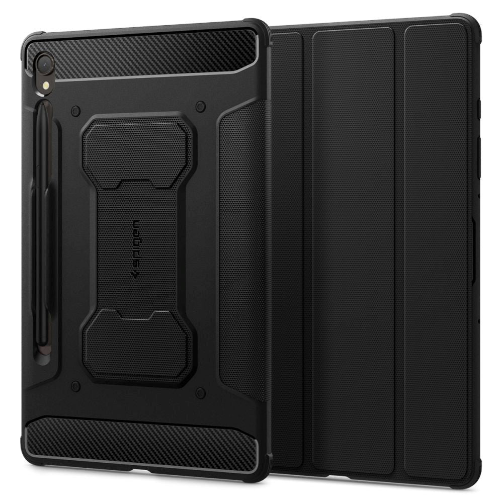 Spigen Samsung Galaxy Tab S9 Rugged Armor Pro Cover - Sort