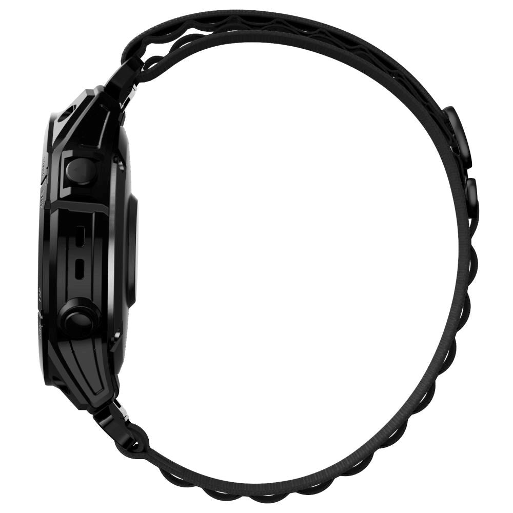 Universal Garmin 26mm Tech-Protect Nylon Pro Rem - Sort