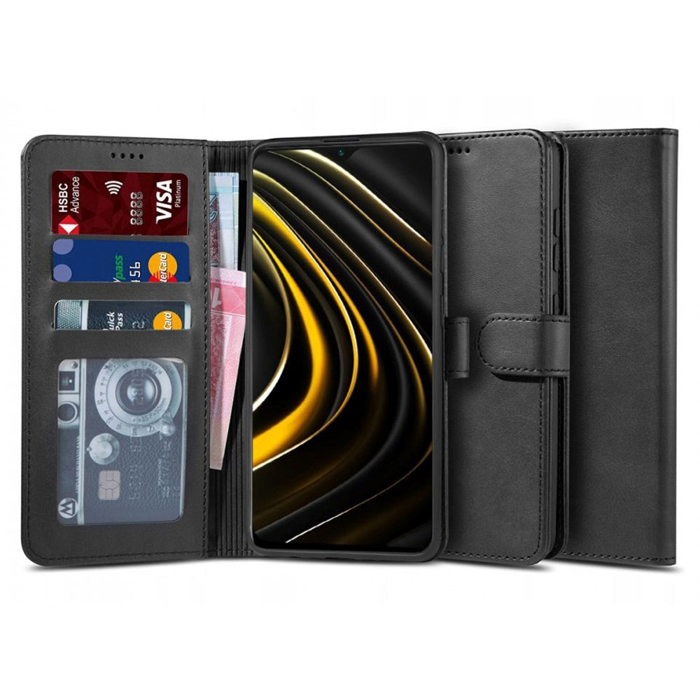 Xiaomi Poco M3 Tech-Protect Wallet 2 Flip Cover - Sort