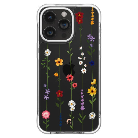 Cyrill iPhone 15 Pro Cecile Plastik Bagside Cover m. Strop - Flower Garden