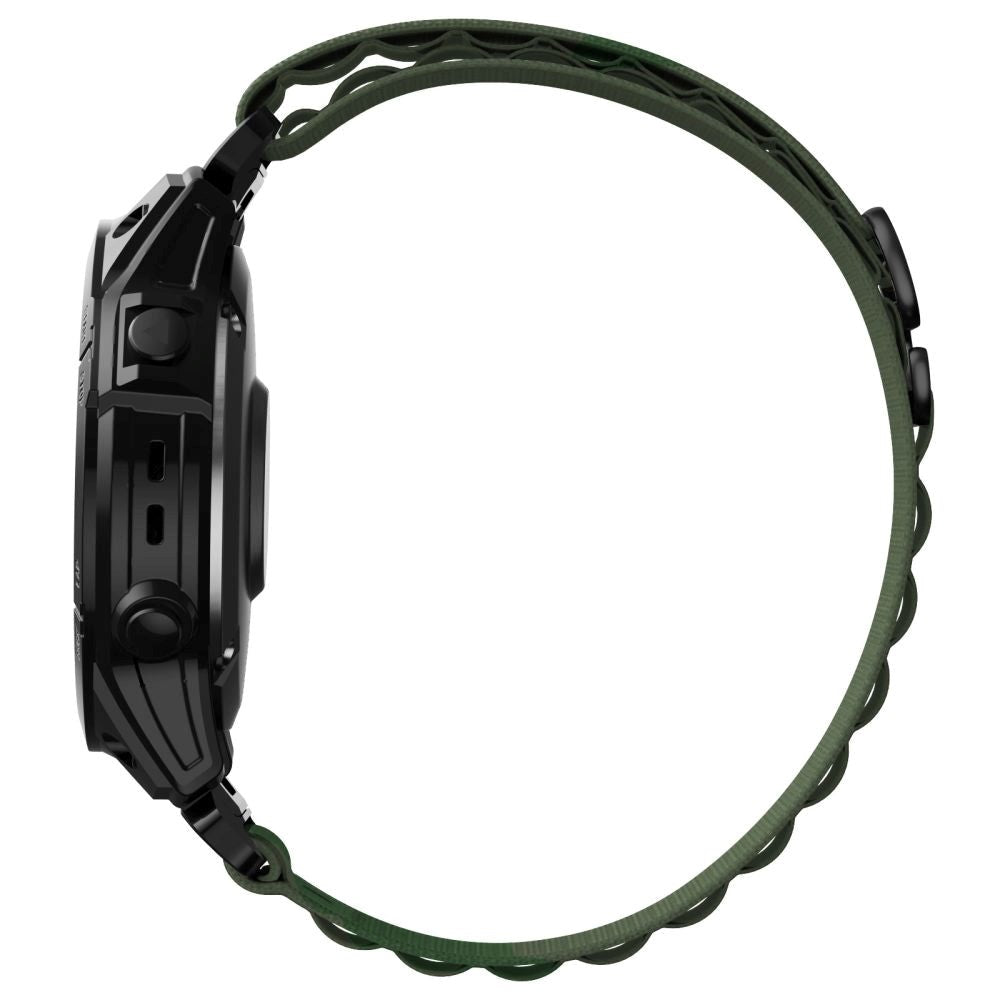 Universal Garmin 26mm Tech-Protect Nylon Pro Rem - Grøn
