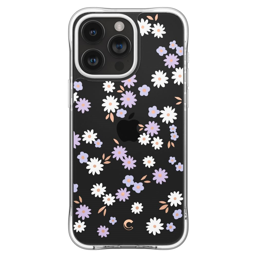Cyrill iPhone 15 Pro Cecile Plastik Bagside Cover m. Strop - Dream Daisy