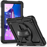 Lenovo Tab M10 Plus (3. Gen) 10.6" (TB-125F/128F) Tech-Protect Solid360 Håndværker Cover m. Beskyttelsesfilm - Sort