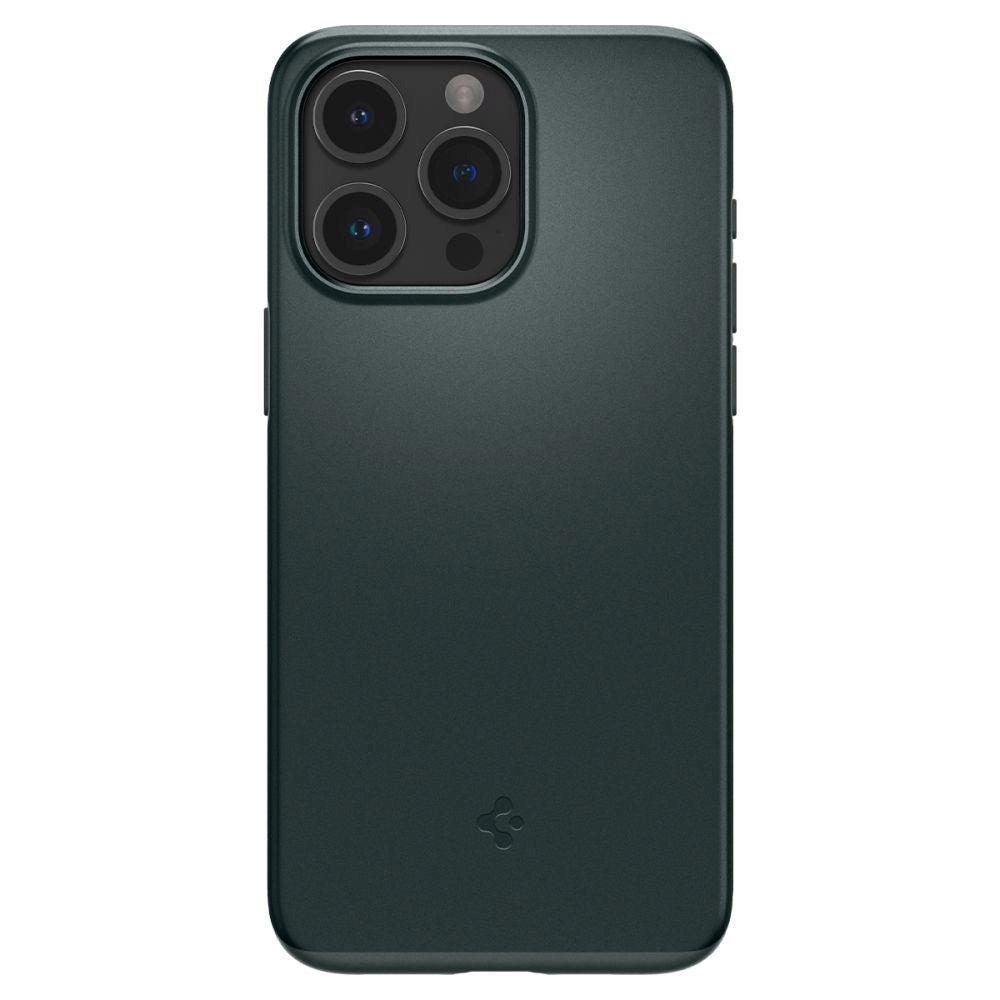 Spigen iPhone 15 Pro Max Thin Fit Case - Abyss Green