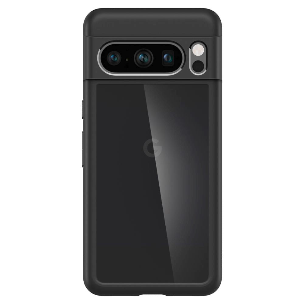 Spigen Google Pixel 8 Pro Ultra Hybrid Case - Gennemsigtig / Sort