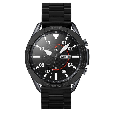 Samsung Galaxy Watch 3 (45mm) Spigen Chrono Shield Cover - Sort