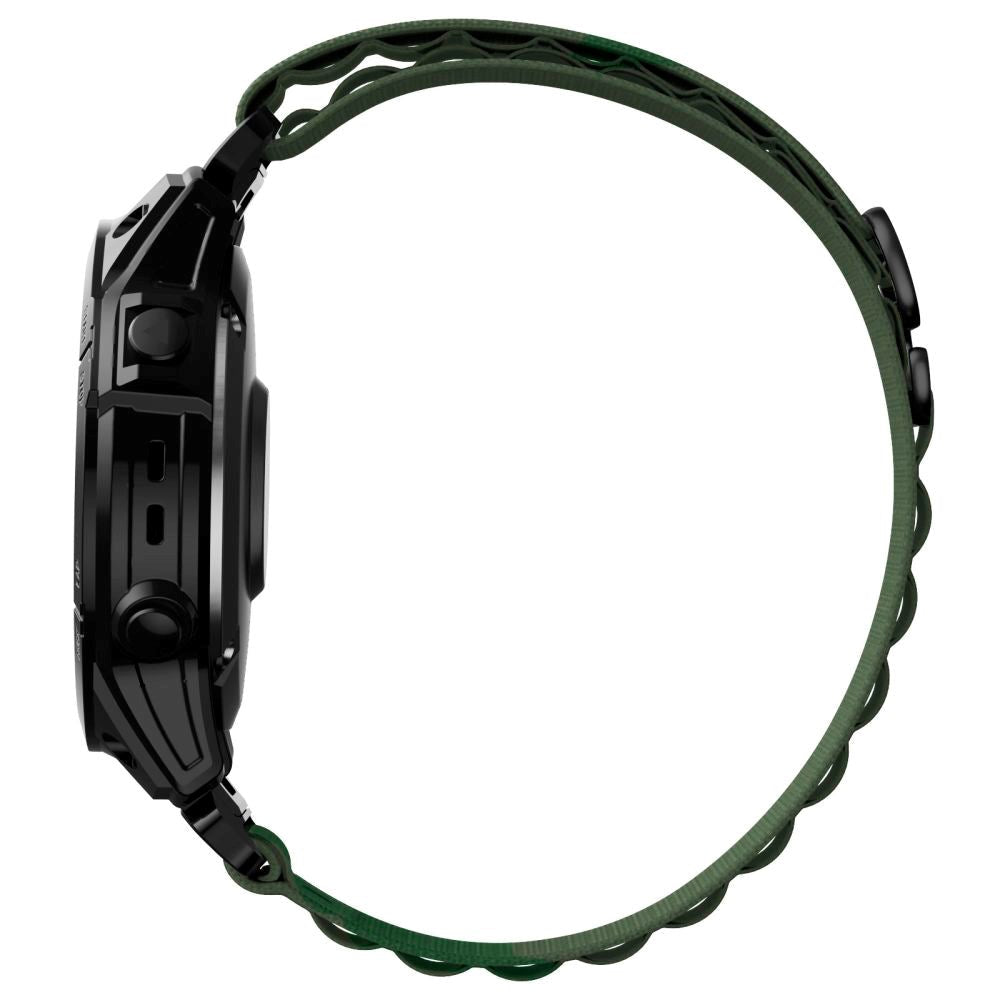 Universal Garmin 22mm Tech-Protect Nylon Pro Urrem - Grøn