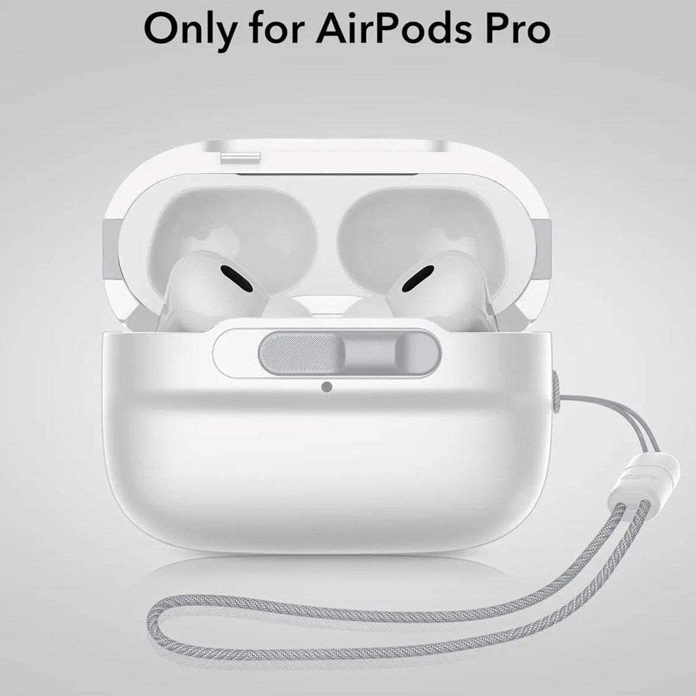 AirPods Pro (1. & 2. Gen.) ESR Pulse Cover m. Lås - MagSafe Kompatibel - Hvid