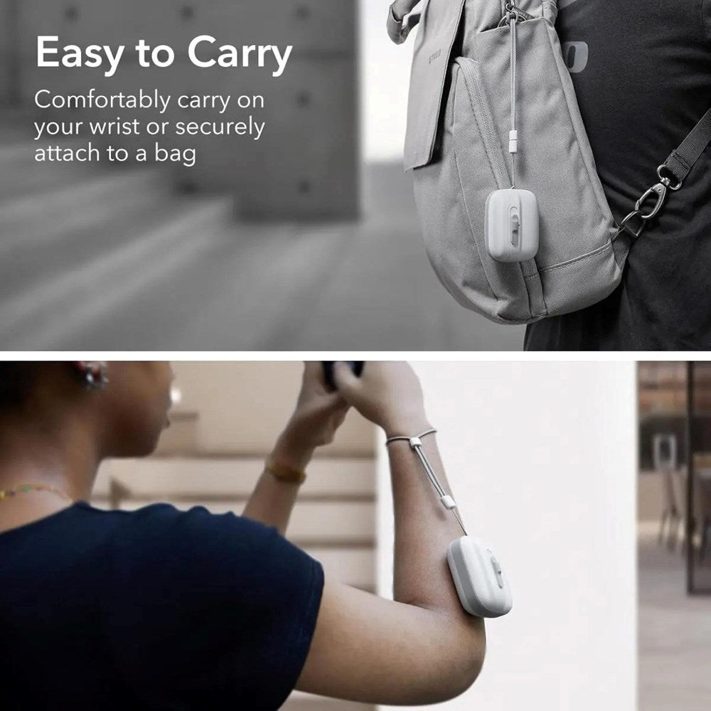 AirPods Pro (1. & 2. Gen.) ESR Pulse Cover m. Lås - MagSafe Kompatibel - Hvid