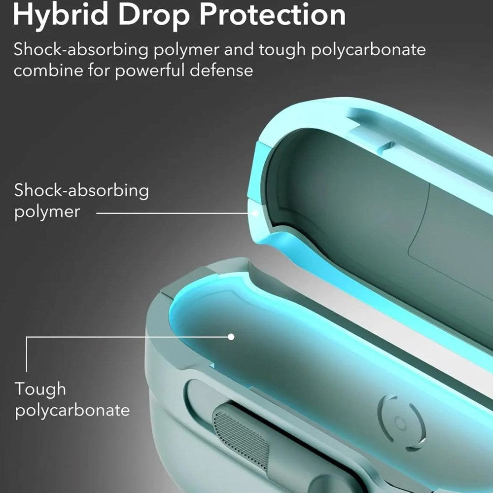 AirPods Pro (1. & 2. Gen.) ESR Pulse Cover m. Lås - MagSafe Kompatibel - Grøn