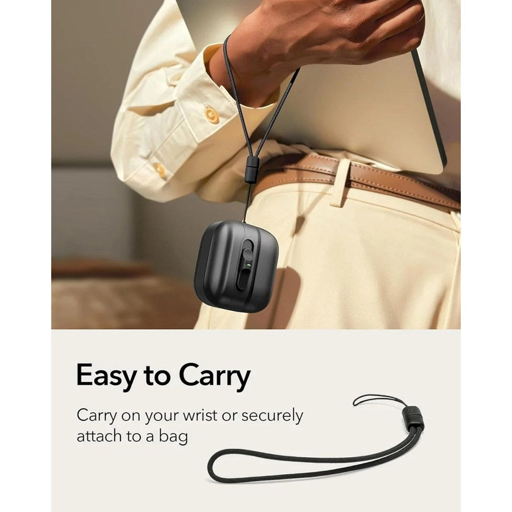 AirPods (4. Gen.) ESR Pulse Cover m. Lås - MagSafe Kompatibel - Sort