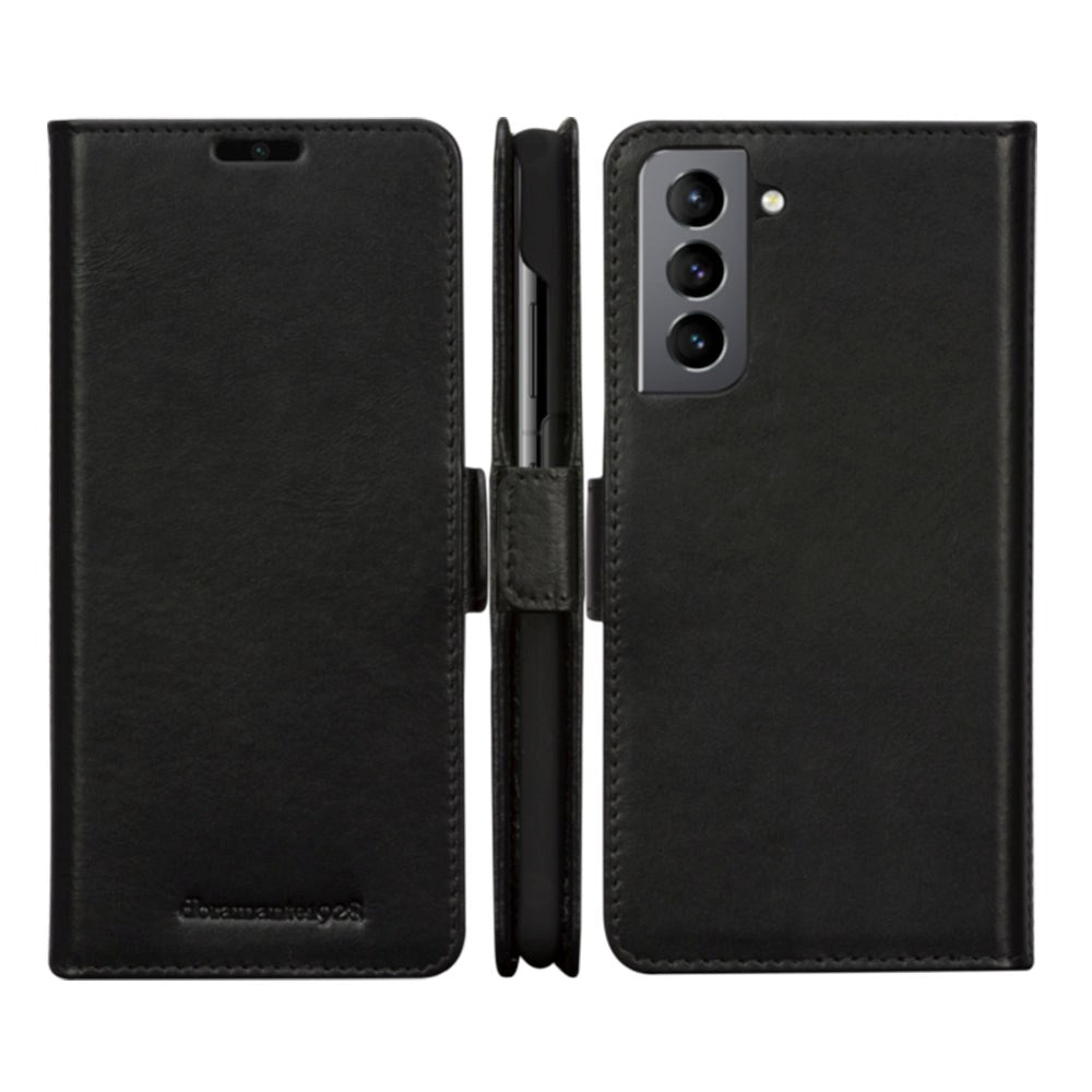 Samsung Galaxy S21+ (Plus) dbramante1928 Lynge Ægte Læder Magnet Cover - Black