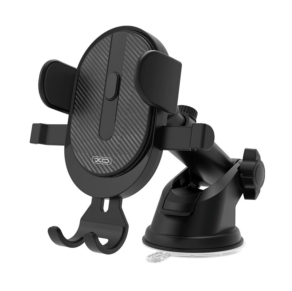 XO C60 Mobilholder til Bilens Instrumentbræt og Ventilationsanlæg - Maks Mobil: 60 - 93mm - Sort