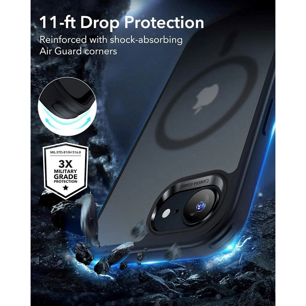 ESR - iPhone 16e - Classic Hybrid Cover - MagSafe Kompatibel - Mat Sort