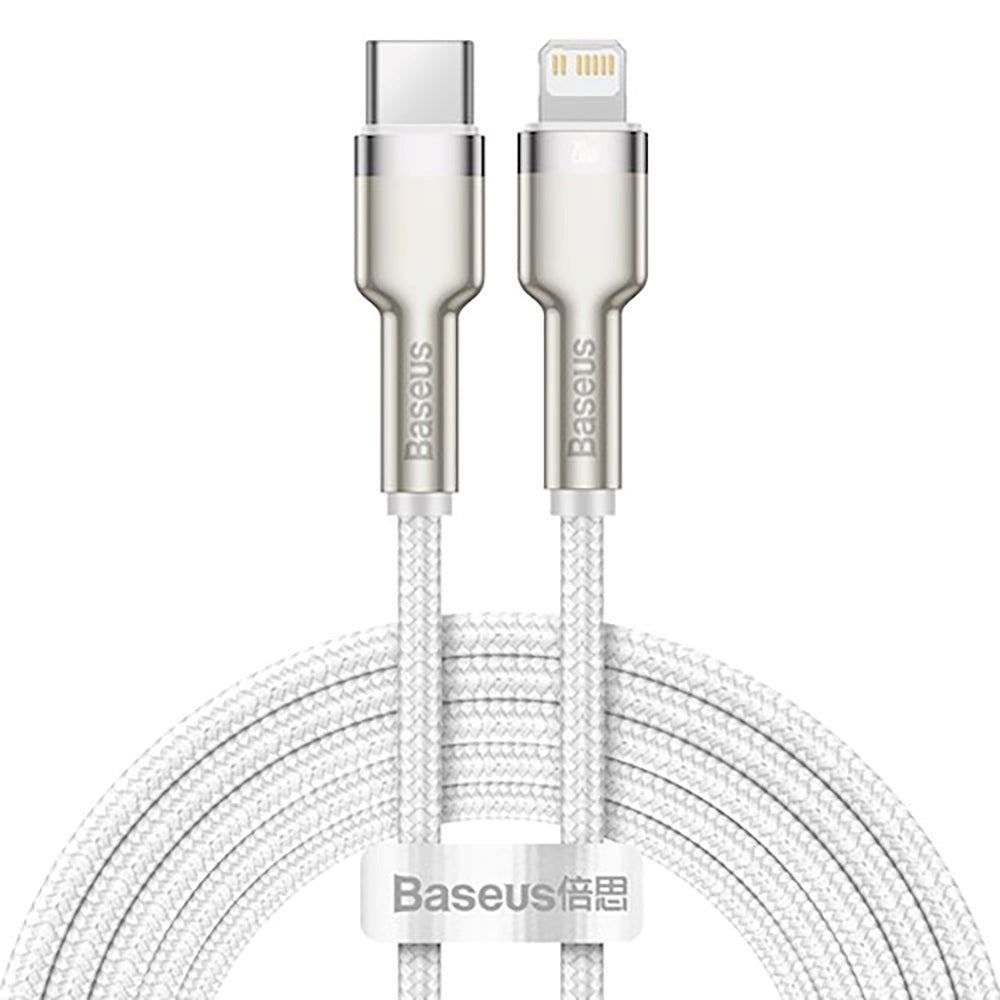 Baseus Cafule PD 20W USB-C til Lightning Kabel - 2m - Hvid