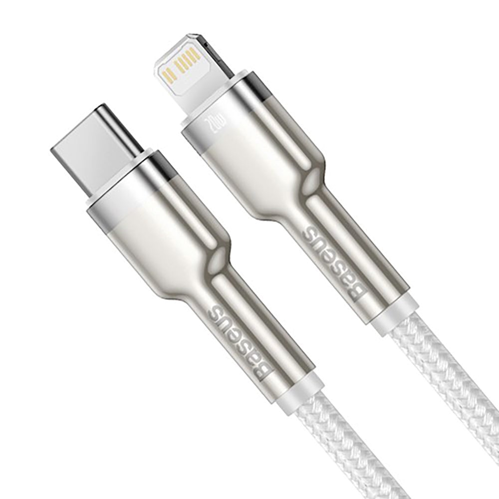 Baseus Cafule PD 20W USB-C til Lightning Kabel - 2m - Hvid