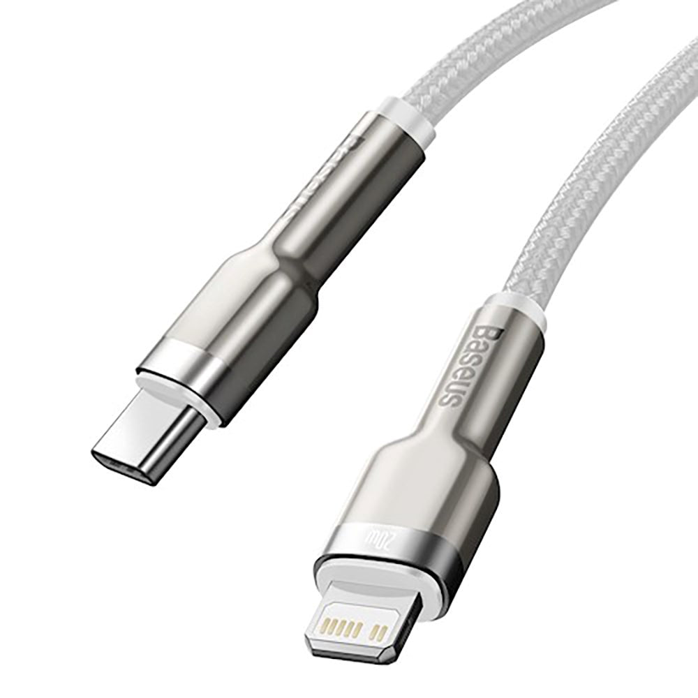 Baseus Cafule PD 20W USB-C til Lightning Kabel - 2m - Hvid