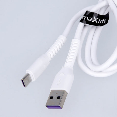 Maxlife Lightning Kabel 1 Meter - Hvid