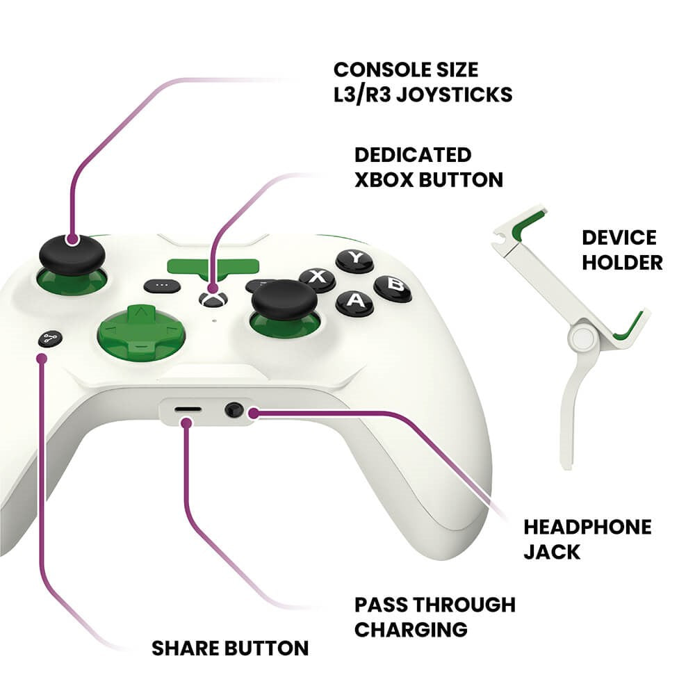 RiotPWR Cloud Controller til Enheder med Lightning (iOS) - Hvid
