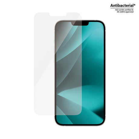 PanzerGlass iPhone 14 Plus / 13 Pro Max AntiBacterial Classic Fit Beskyttelsesglas - Gennemsigtig