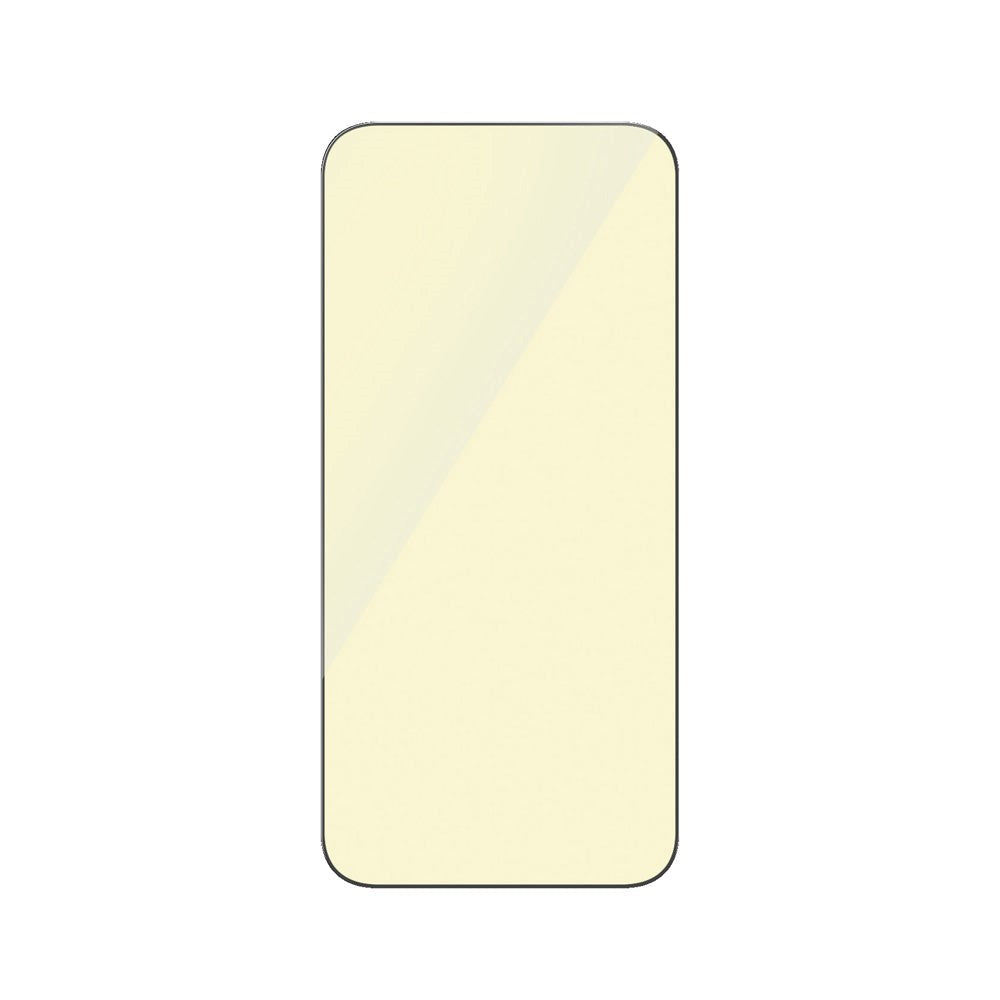 PanzerGlass iPhone 15 Pro Max Ultra Wide Fit Beskyttelsesglas m. EasyAligner - Anti-Reflective - Anti-Blue Light - Diamond Strength - Gennemsigtig / Sort Kant