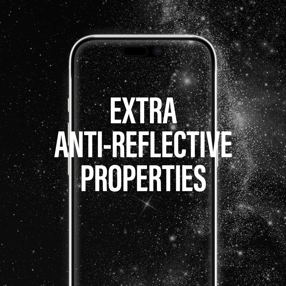 PanzerGlass iPhone 15 / 16 Ultra Wide Fit Ceramic Beskyttelsesglas m. EasyAligner - Sort Kant