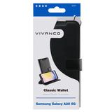 Samsung Galaxy A25 (5G) Vivanco Classic Wallet Mobil Cover m. Pung - Sort