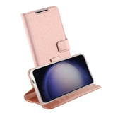 Samsung Galaxy S24 Vivanco Classic Wallet Mobil Cover m. Pung - Rose Gold