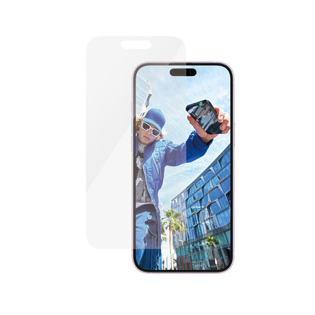 PanzerGlass iPhone 16 Plus Classic Fit Beskyttelsesglas m. EasyAligner - Platinum Strength - Gennemsigtig