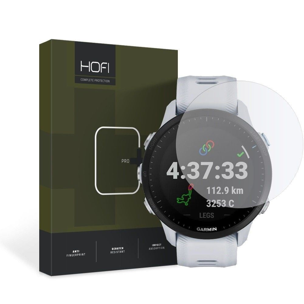 Hofi Glass Pro+ Garmin Forerunner 955 / 955 Solar Hærdet Glas Skærmbeskyttelse - Gennemsigtig