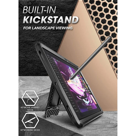 Samsung Galaxy Tab A8 10.5" (2021) Supcase Unicorn Beetle Pro Håndværker Cover m. Indbygget Skærmbeskyttelse - Sort