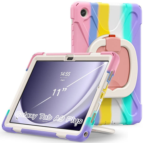 Tech-Protect Samsung Galaxy Tab A9+ (Plus)  X-Armor Bagside Cover - Kickstand - Multifarvet