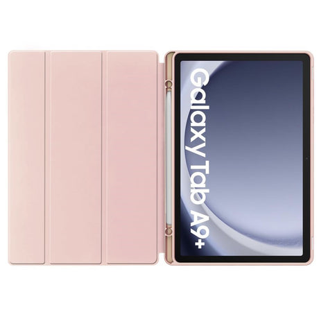 Tech-Protect Samsung Galaxy Tab A9+ (Plus) SC Tri-Fold Cover - Lyserød