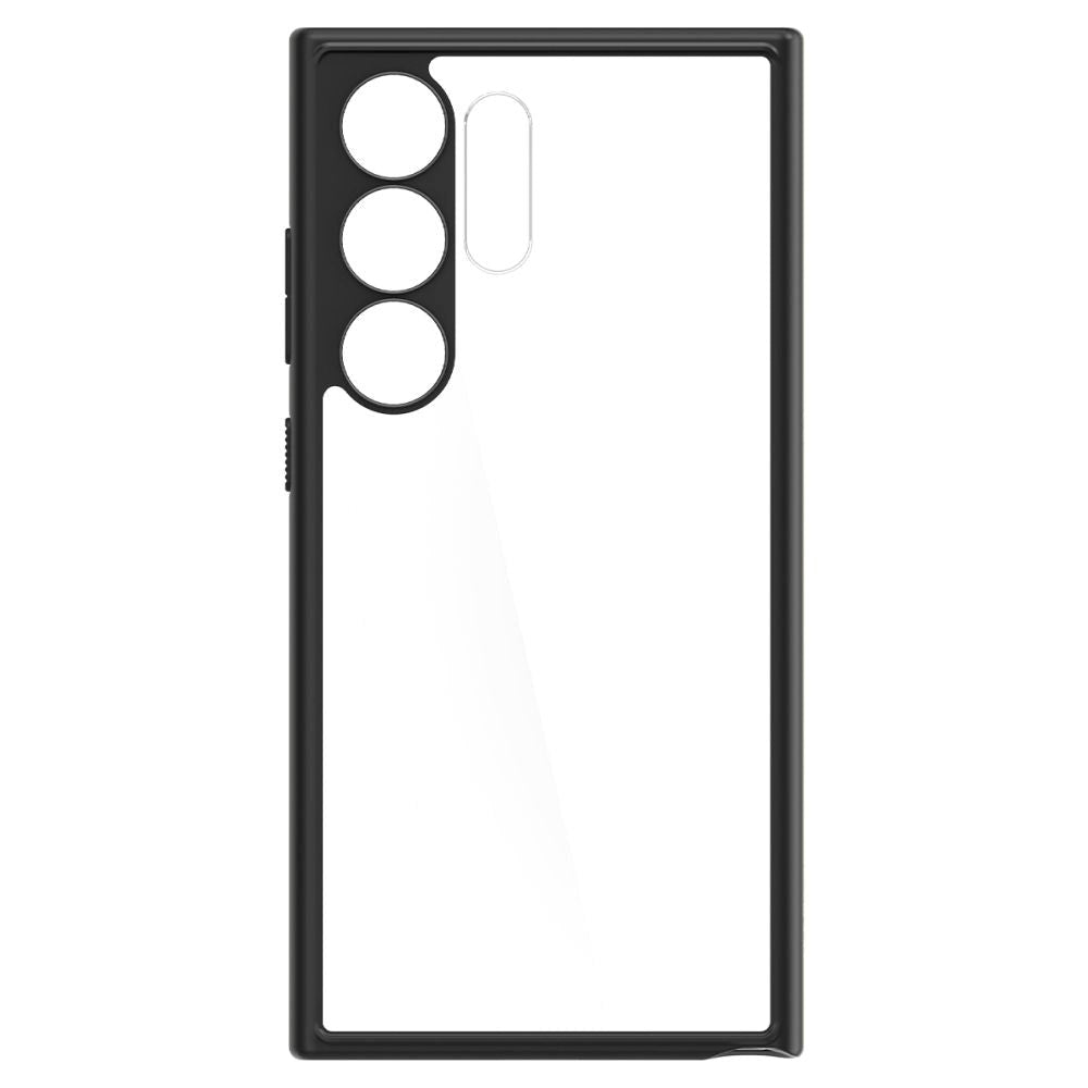 Samsung Galaxy S24 Ultra Spigen Ultra Hybrid Cover - Gennemsigtig / Sort