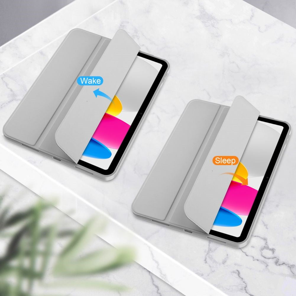 Tech-Protect iPad 11" (2025) / iPad 10.9" (2024/2022) SC Flip Cover m. Apple Pencil Holder - Grå