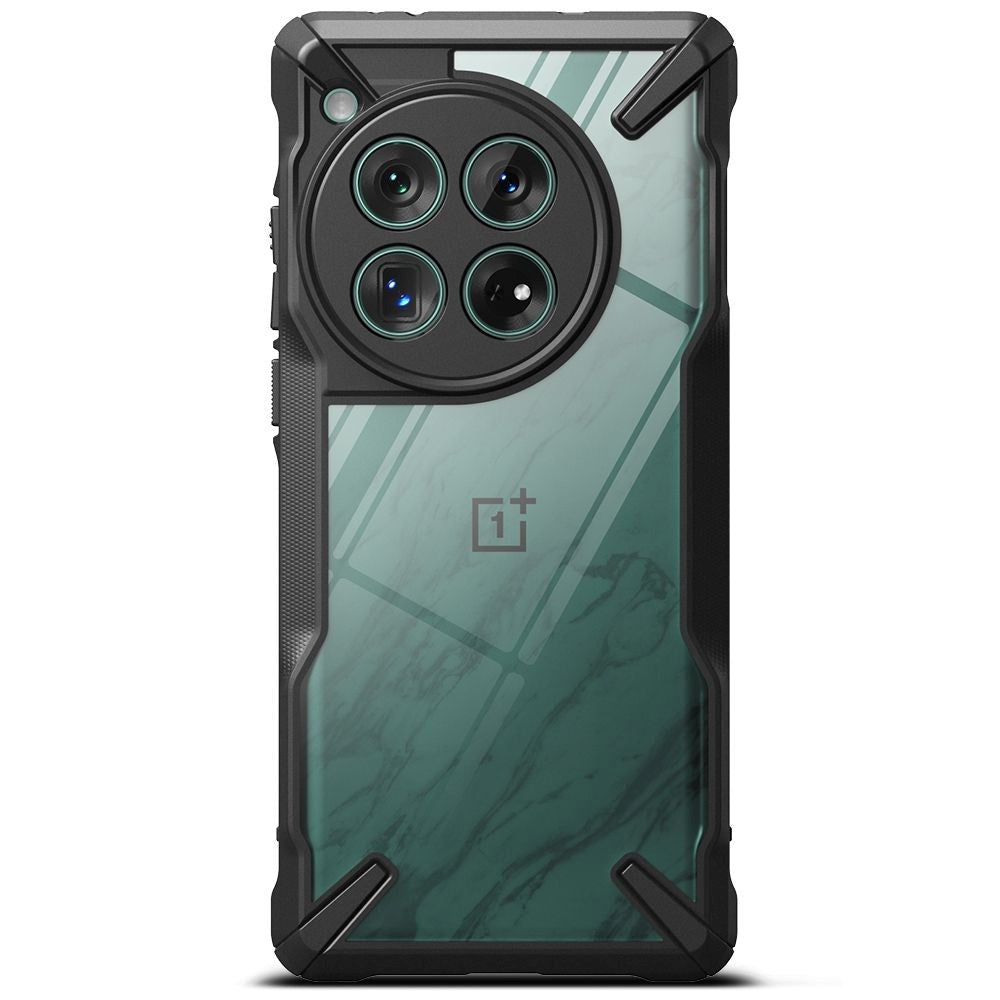 Ringke OnePlus 12 Fusion X Bagside Cover - Sort / Gennemsigtig