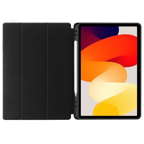 Tech-Protect Xiaomi Redmi Pad SE Smartcase Cover m. Stylus Pen Holder - Sort