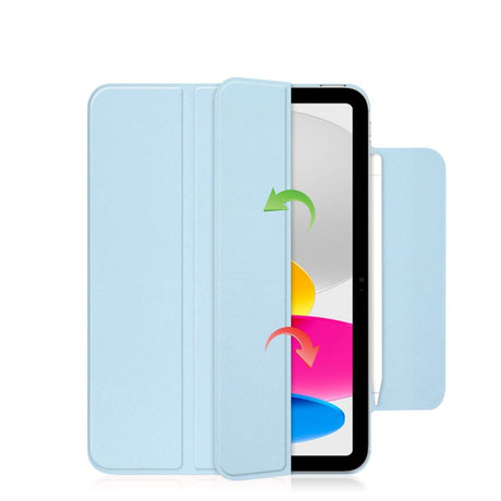 Tech-Protect iPad 10.9" (2022) Smartcase Magnetisk Cover Tri-fold - Lyseblå