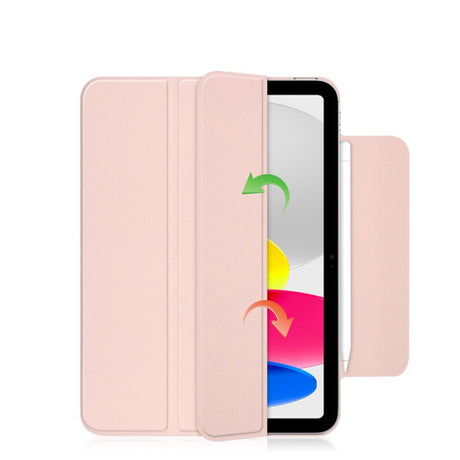 Tech-Protect iPad 10.9" (2022) Smartcase Magnetisk Cover Tri-fold - Lyserød