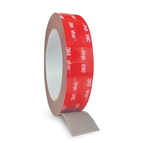 Light Solutions - 3M VHB Dobbeltklæbende Tape - 25mm - 5m - Gennemsigtig