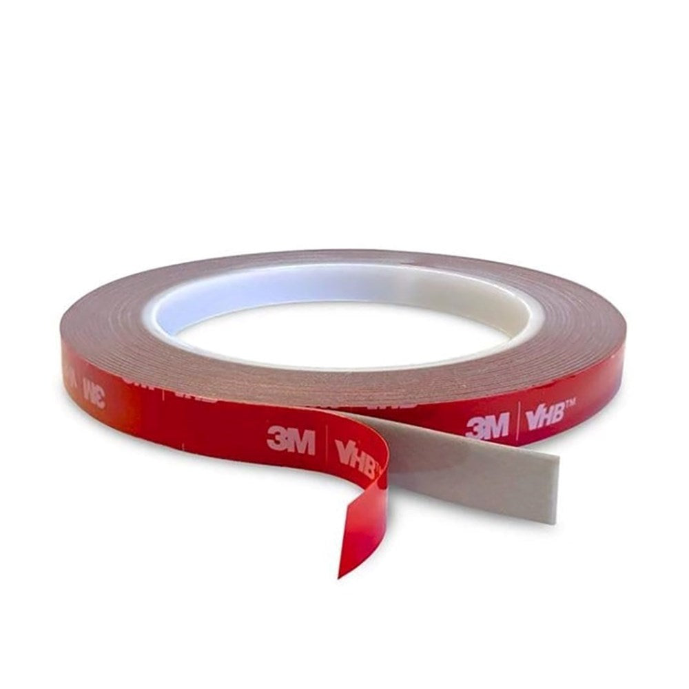 Light Solutions - 3M VHB Dobbeltklæbende Tape - 10mm - 5m - Gennemsigtig