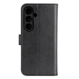 RadiCover Samsung Galaxy S24 Vegansk Læder Flip Cover - 86% Strålingsbeskyttelse - Sort