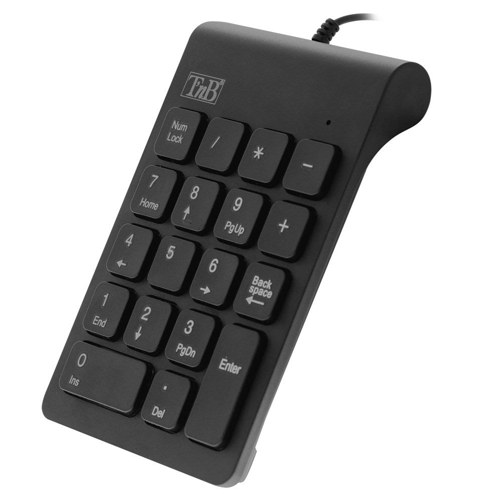 T'NB - Kablet Numerisk Tastatur - Sort