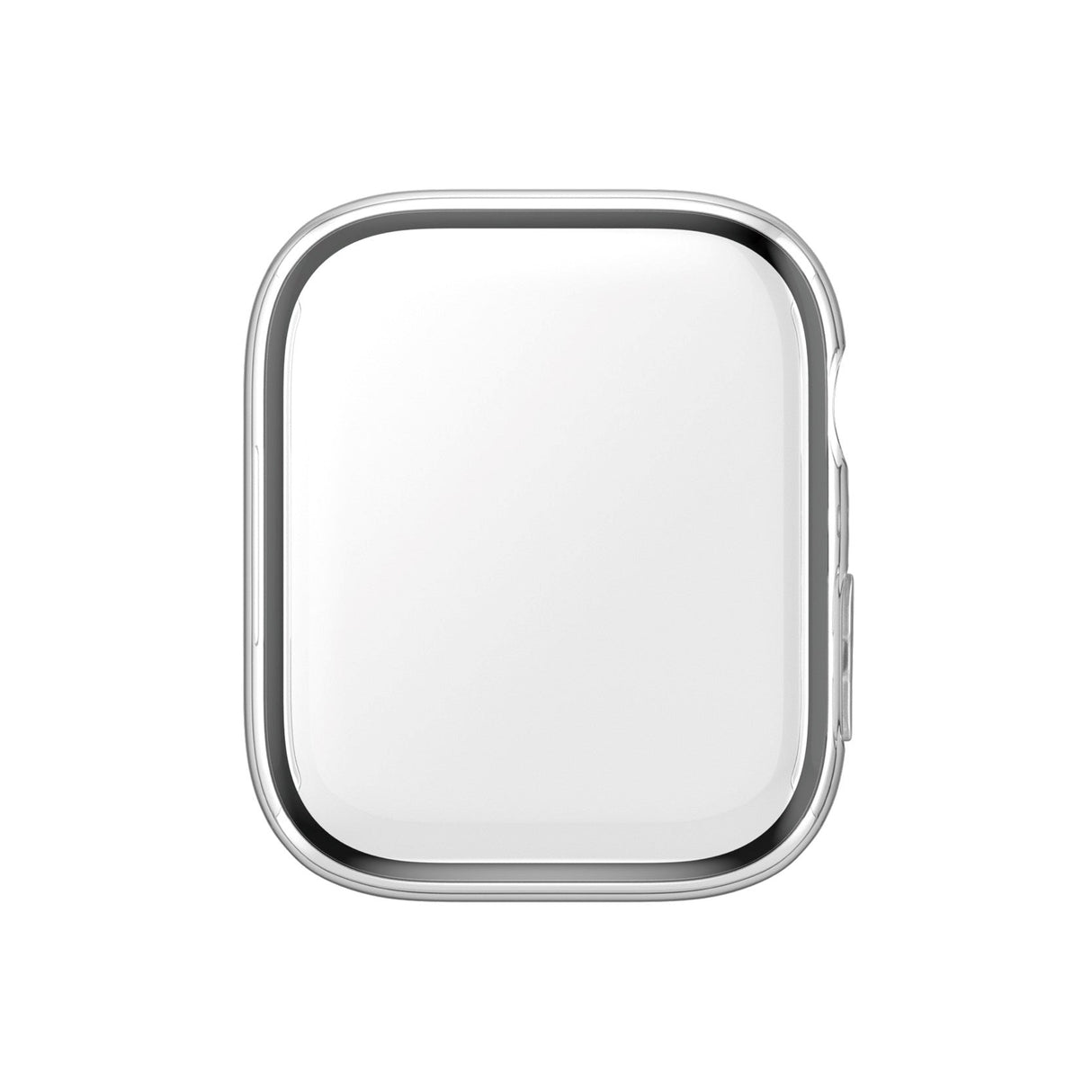 Apple Watch 9/8/7 (45mm) PanzerGlass Full Body D3O Bio Protection Cover m. Indbygget Skærmbeskyttelse - Gennemsigtigt m. Sort Kant